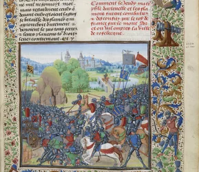 La bataille de Roosebeke le 27 novembre 1382