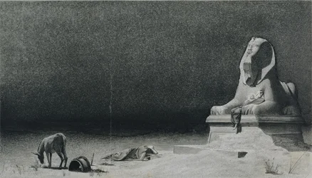 Le repos pendant la fuite en Égypte (recto)