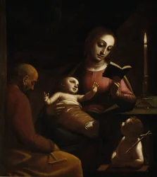 Sainte Famille avec Saint Jean Baptiste