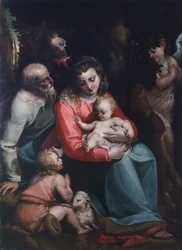 Madonna avec enfant et saints