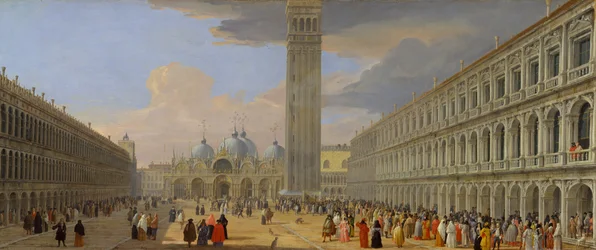 Piazza San Marco, Venise, vers 1709