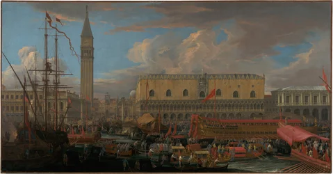 Le Bucintoro quittant le Bacino di San Marco