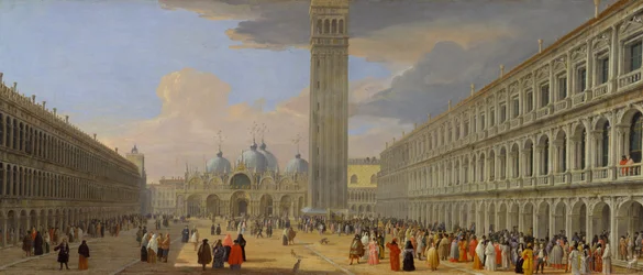 Piazza San Marco, Venise, vers 1709