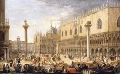 La Piazzetta, Venise, depuis le Bacino