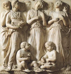 (détail) de la Cantoria dans la cathédrale de Santa Maria del Fiore, Florence
