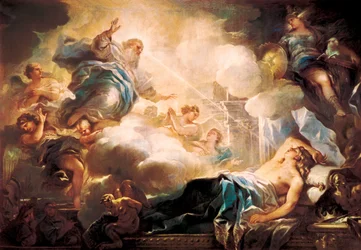 Le rêve du roi Salomon, vers 1693