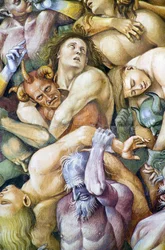 Damnés en enfer, du cycle de fresques du Jugement Dernier