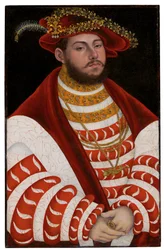 Portrait de Jean Frédéric Ier, Électeur de Saxe