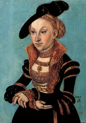 Portrait de Sibylle de Clèves, Électrice de Saxe, 1535