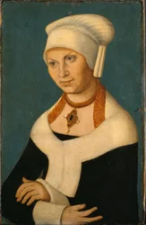 Portrait de la duchesse Barbara de Saxe, 1478-1534 (épouse de Georges le Barbu)