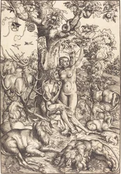 Adam et Ève au paradis
