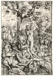 Adam et Ève au Paradis, 1509