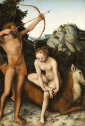 Apollon et Diane. Vers 1530