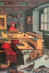 Le cardinal Albrecht de Brandebourg dans le rôle de Saint Jérôme