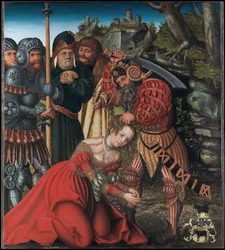 Allemand : Das Martyrium der Heiligen Barbara Le martyre de Sainte-Barbe