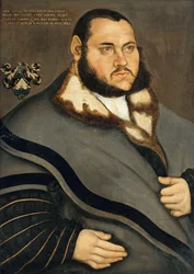 Allemand : Johannes Carion (1499-1537/38) Portrait de Johannes Carion