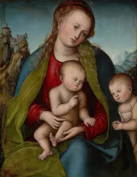 Madone et enfant avec le petit Jean-Baptiste