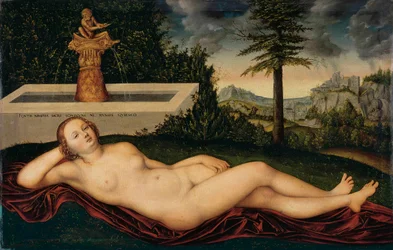 Nymphe de la source à la fontaine