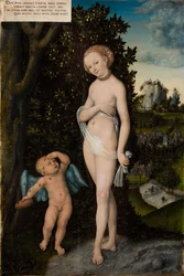 Vénus et Cupidon, le voleur de miel