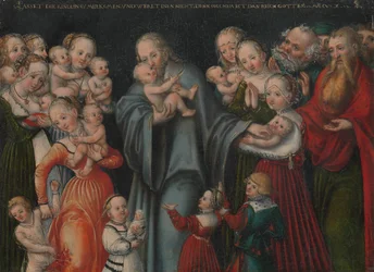 Christ Bénissant les Enfants, vers 1545-50