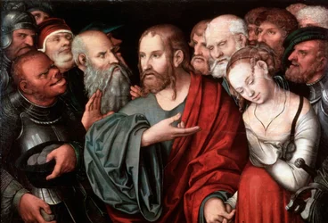 Le Christ et la femme adultère, après 1532