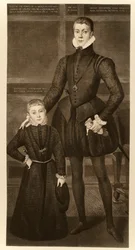 Henry, Lord Darnley (1545-1567) et son frère Charles (1555-1576) de 