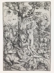 Adam et Eve au paradis