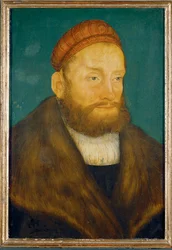 Markgraf Casimir von Brandenburg-Culmbach (peinture sur bois de chêne)