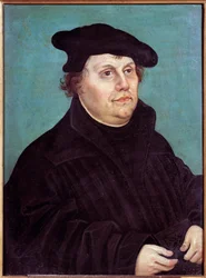 Portrait de Martin Luther (1483-1546) réformateur religieux allemand