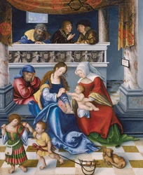 La Sainte Parenté (dite Retable de Torgau) panneau central