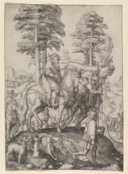 Abigaïl devant David, vers 1507
