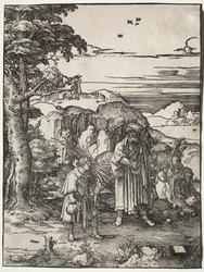 Abraham allant sacrifier Isaac