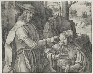 Christ en jardinier apparaissant à Sainte Marie-Madeleine