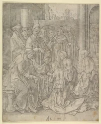 Esther devant Assuérus, 1518