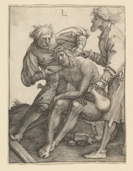 Soldats donnant à boire au Christ, vers 1512