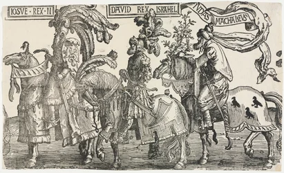 Les Neuf Héros : Josué, David, Judas Maccabée