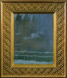 Bruges sous la neige