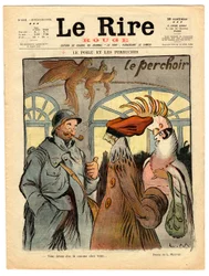 Couverture de "Le Rire rouge", satirique en couleurs