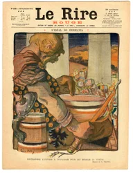 Couverture de "Le Rire rouge", Satirique en Couleurs