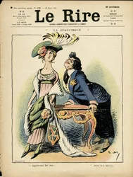 Illustration dans Le Rire, 30/03/12 - la séductrice