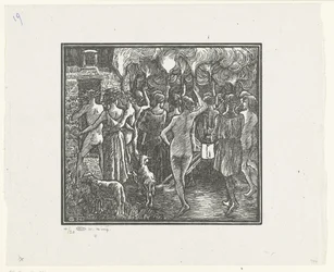 La procession aux flambeaux