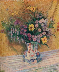 Asters de la Saint-Michel, vers 1920