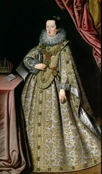 Eleanor Gonzaga (1598-1655), épouse de Ferdinand II (1578-1637) empereur du Saint-Empire romain, début du XVIIe siècle