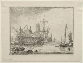 Navires en réparation, 1701
