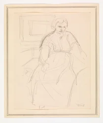 Femme assise
