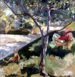 Le siège de jardin