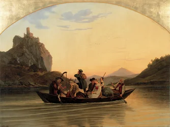Traversée à Schreckenstein, 1837