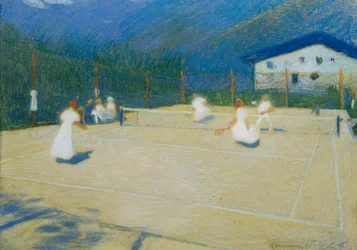 Court de tennis à Gossensass