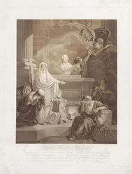 Image commémorative pour le pape Pie VI