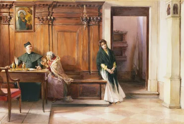 Une intervention cléricale, 1897